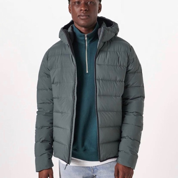 abercrombie recycled fill lightweight hooded puffer